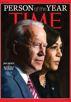 Joe Biden và Kamala Harris được xướng tên là Nhân vật của năm 2020