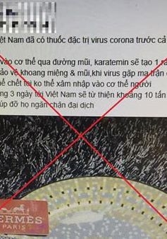 Xử lý đối tượng tung tin sử dụng ma túy đá điều trị virus corona