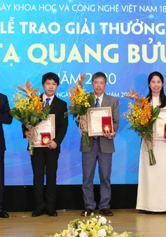 Giải thưởng Tạ Quang Bửu 2020: Vinh danh các nhà khoa học tài năng và những "tấm gương" chống dịch COVID-19