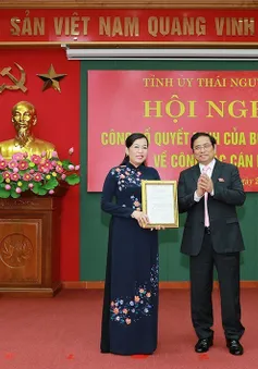 Trưởng Ban Dân nguyện Quốc hội Nguyễn Thanh Hải được bổ nhiệm làm Bí thư Tỉnh ủy Thái Nguyên