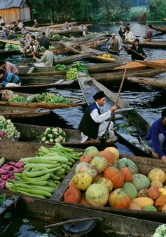 Ấn Độ: Chợ nổi hoạt động bất chấp lệnh phong tỏa