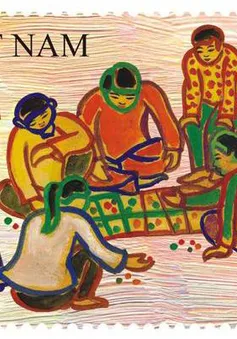 Trở lại tuổi thơ nhân dịp 1/6 với bộ tem “Trò chơi dân gian”