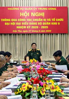 Bộ trưởng Bộ Quốc phòng tới kiểm tra, thông qua công tác chuẩn bị cho Đại hội Đảng bộ Quân khu 9