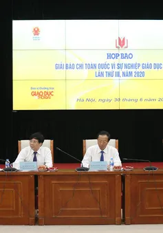 Phát động Giải Báo chí toàn quốc "Vì sự nghiệp Giáo dục Việt Nam" năm 2020