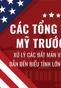INFOGRAPHIC Các Tổng thống Mỹ trước đây xử lý các bất mãn về chủng tộc dẫn đến biểu tình lớn như thế nào?