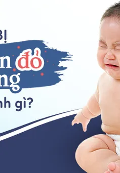 Bé bị nổi mẩn đỏ ở háng là bị bệnh gì?