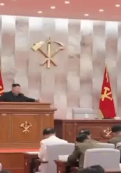 Nhà lãnh đạo Triều Tiên Kim Jong-un chủ trì hội nghị Quân ủy Trung ương