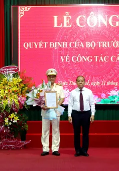 Thượng tá Nguyễn Thanh Tuấn giữ chức Giám đốc Công an tỉnh Thừa Thiên - Huế