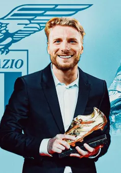 Immobile giành Chiếc Giày Vàng châu Âu 2019/20