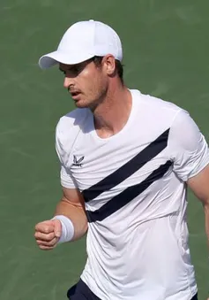 Andy Murray tiến vào vòng 2 Cincinnati mở rộng gặp Alexander Zverev