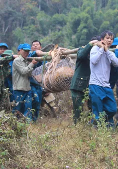 Hủy nổ thành công quả bom nặng khoảng 340 kg sót lại sau chiến tranh