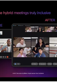 Cải tiến mới của Cisco cho Webex giúp giải quyết những thách thức của môi trường làm việc kết hợp