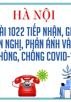 Hà Nội: Tổng đài 1022 tiếp nhận thông tin điều trị F0 tại nhà