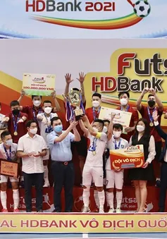 Bế mạc giải Futsal VĐQG 2021: Thái Sơn Nam lần thứ 6 đăng quang ngôi vô địch