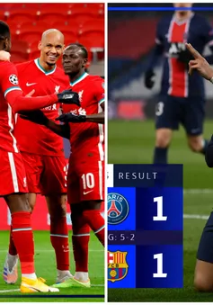 Kết quả Champions League hôm nay: Barca bị loại bởi PSG, Liverpool giành vé vào tứ kết