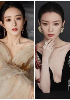 Triệu Lệ Dĩnh, Angelababy,  Lưu Thi Thi, Nghê Ni lần đầu đọ sắc trong cùng khung hình