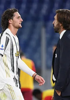 Adrien Rabiot tiết lộ về quãng thời gian HLV Pirlo cầm quân tại Juventus