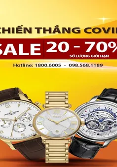 “Giật mình” cơn bão giảm giá 70% - nhận ngay 50 triệu đồng cùng Đăng Quang Watch