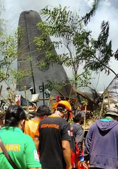 Rơi máy bay quân sự tại Philippines, ít nhất 17 người thiệt mạng