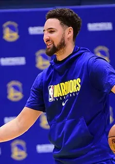 Klay Thompson đạt bước tiến mới trong việc hồi phục chấn thương