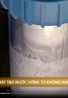 Phát minh máy tạo nước uống từ không khí loãng