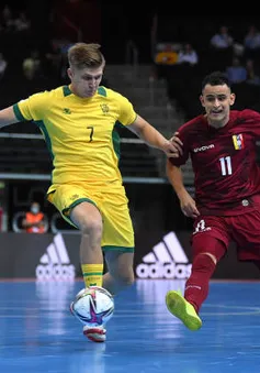 ĐT Futsal Lithuania 1-2 ĐT Futsal Venezuela | Chủ nhà thất bại trận ra quân