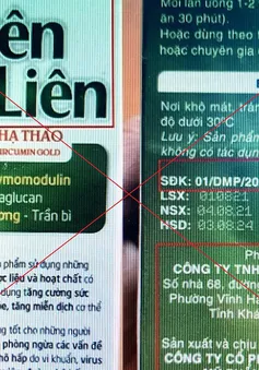 Cảnh báo: Xuất hiện sản phẩm xuyên tâm liên giả mạo