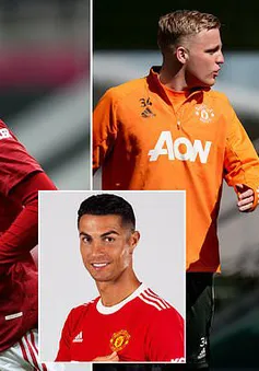 Ronaldo tới Man Utd là "tin xấu" với Van de Beek