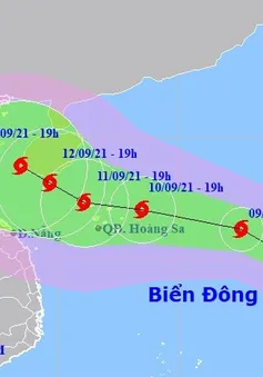 Đêm nay (8/9), bão Côn Sơn giật cấp 11 tiến vào Biển Đông