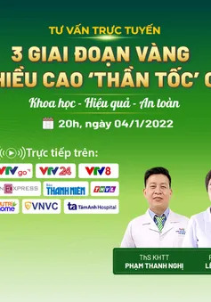 Tư vấn trực tuyến: 3 giai đoạn vàng tăng chiều cao “thần tốc” cho trẻ