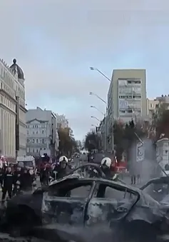 Hàng loạt vụ nổ tại một số thành phố của Ukraine