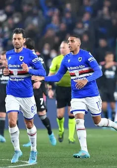 Sampdoria đẩy Cremonese xuống vị trí cuối BXH Serie A