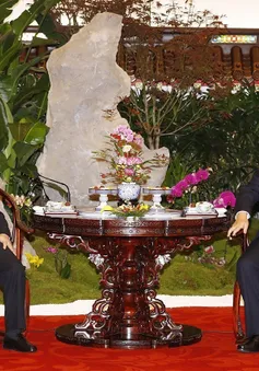 Tiệc trà tại Đại lễ đường Nhân dân - Nghi thức lễ tân đặc biệt dành cho Tổng Bí thư Nguyễn Phú Trọng