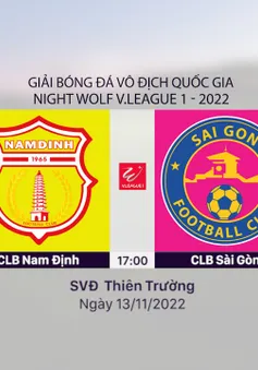 HIGHLIGHTS | CLB Nam Định 3-0 CLB Sài Gòn | Vòng 25 V.League 1-2022