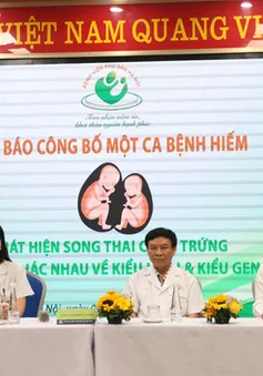 Phát hiện ca song thai cùng trứng, khác kiểu hình và kiểu gen ở Việt Nam