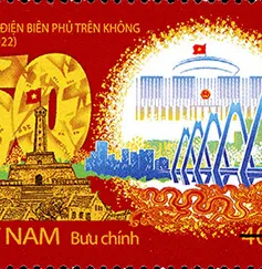 Phát hành bộ tem kỷ niệm 50 năm Chiến thắng "Hà Nội - Điện Biên Phủ trên không"