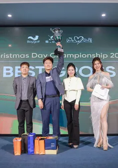Giải golf Christmas Day Championship 2022 quyên góp 40 triệu làm từ thiện
