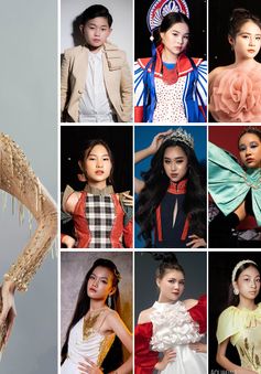 Á hậu 2 Hoa hậu Du lịch thế giới 2022 trình diễn cùng dàn mẫu nhí tại Stella Fashion Show