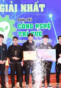 Sinh viên Bách khoa chiến thắng tại cuộc thi Công nghệ trí tuệ Student Chie-Tech 2022