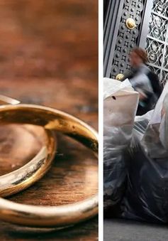 Người đàn ông bất ngờ tìm thấy nhẫn cưới trong 20 tấn rác