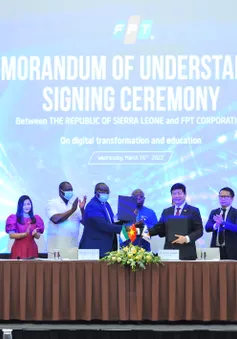 Chuyển đổi số quốc gia cho Sierra Leone, hướng đến một nền kinh tế ổn định