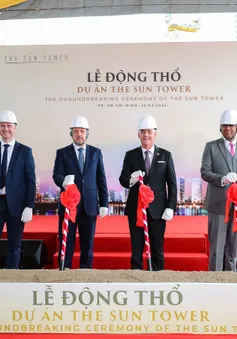 Masterise Homes động thổ Tòa nhà văn phòng – thương mại The Sun Tower