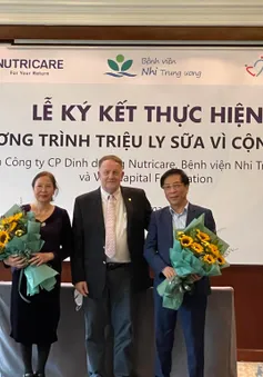 Chương trình “Triệu ly sữa vì cộng đồng” tiếp tục mở rộng