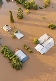 Mưa không ngớt nhấn chìm các thị trấn Australia lần thứ 2 trong tháng