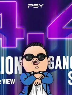 "Gangnam Style" vượt 4,4 tỷ lượt xem trên YouTube