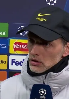 Thomas Tuchel tức giận trong buổi phỏng vấn sau trận đấu