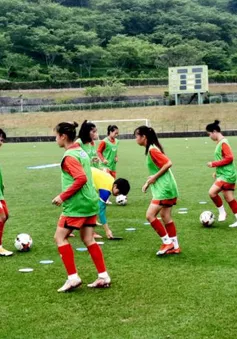 ĐT U18 nữ QG bắt đầu tập luyện tại Nhật Bản