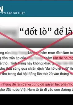 Đối diện: Không thể xuyên tạc sự thật về cuộc chiến chống tham nhũng