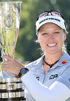 Brooke Henderson vô địch giải golf Evian Championship