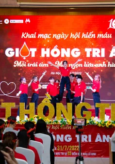 Khai mạc ngày hội hiến máu "Giọt hồng tri ân" lần thứ 12